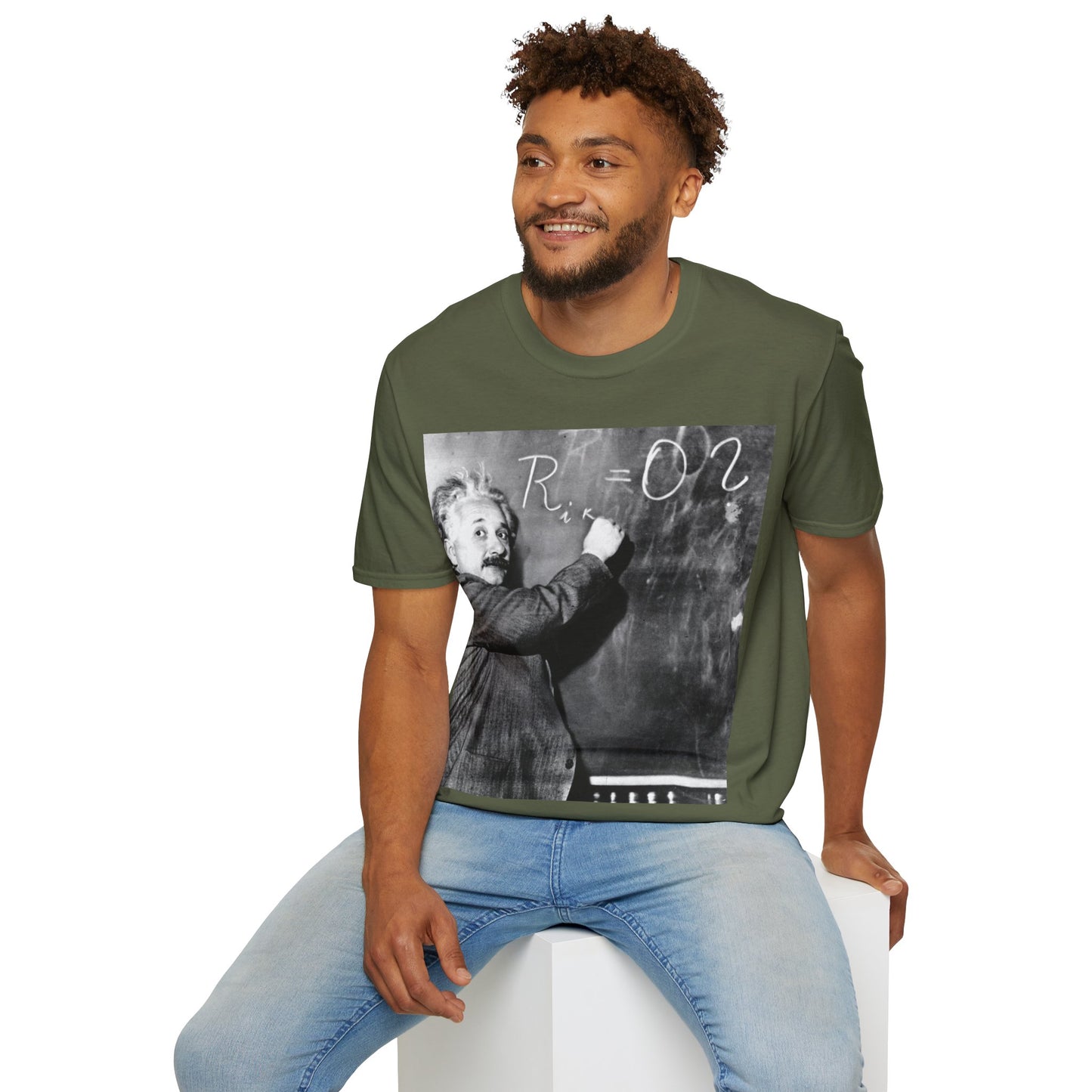 Einstein's Milky Way Formula Softstyle Unisex T-Shirt