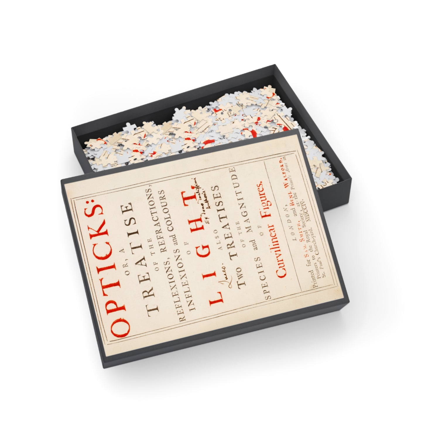 Newton's Opticks Puzzle: A Gift to Halley