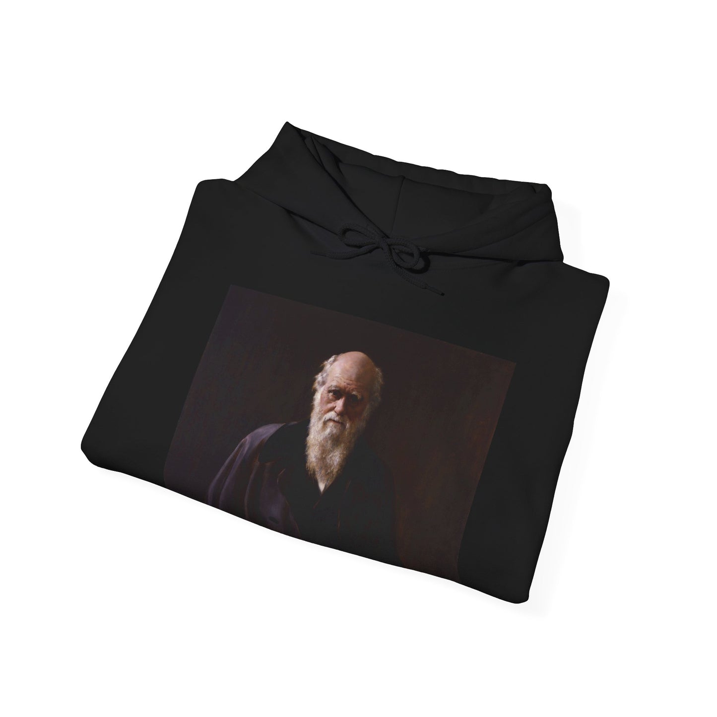 Charles Darwin Portrait Heavy Blend Unisex Hoodie