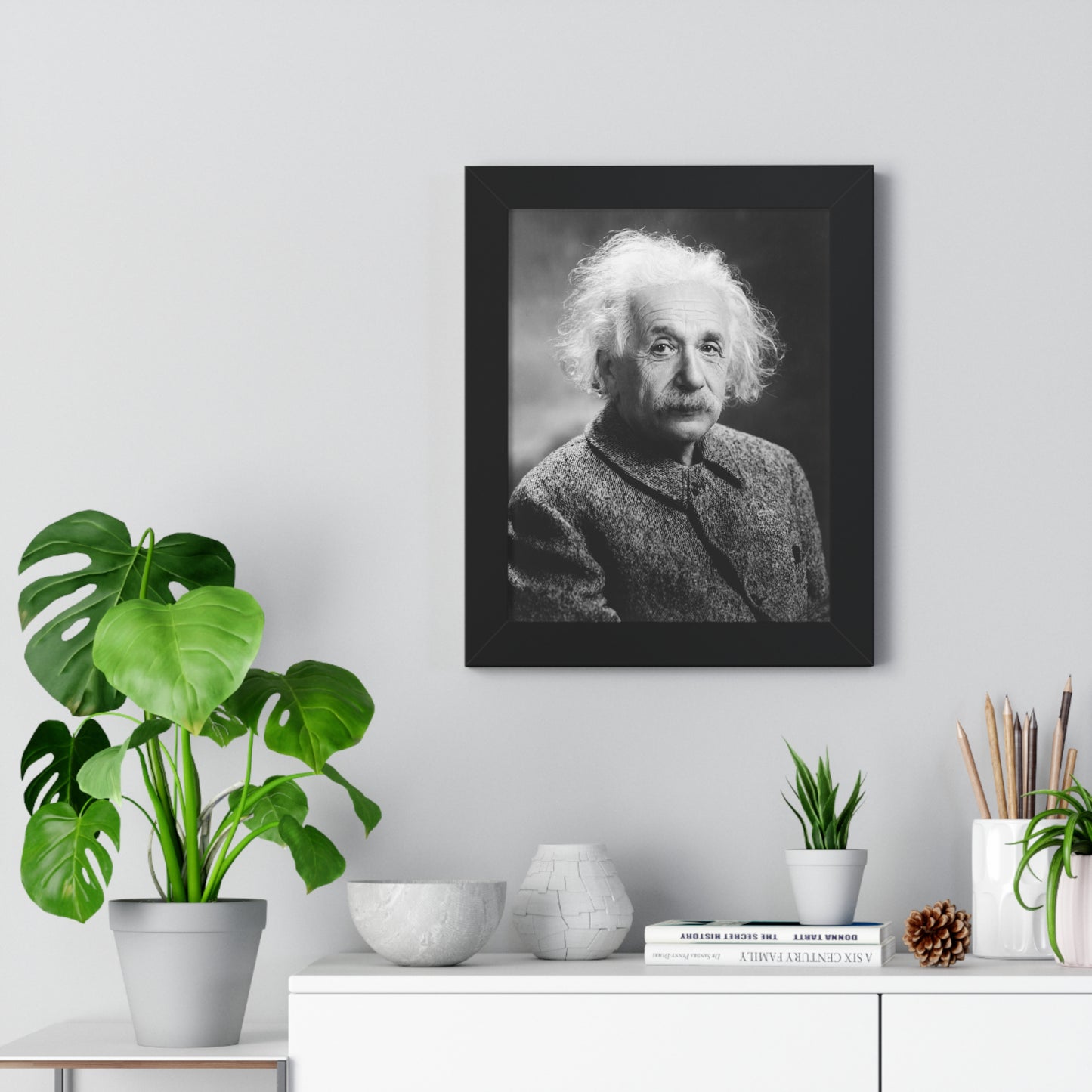Albert Einstein Framed Portrait - 1947 by Turner