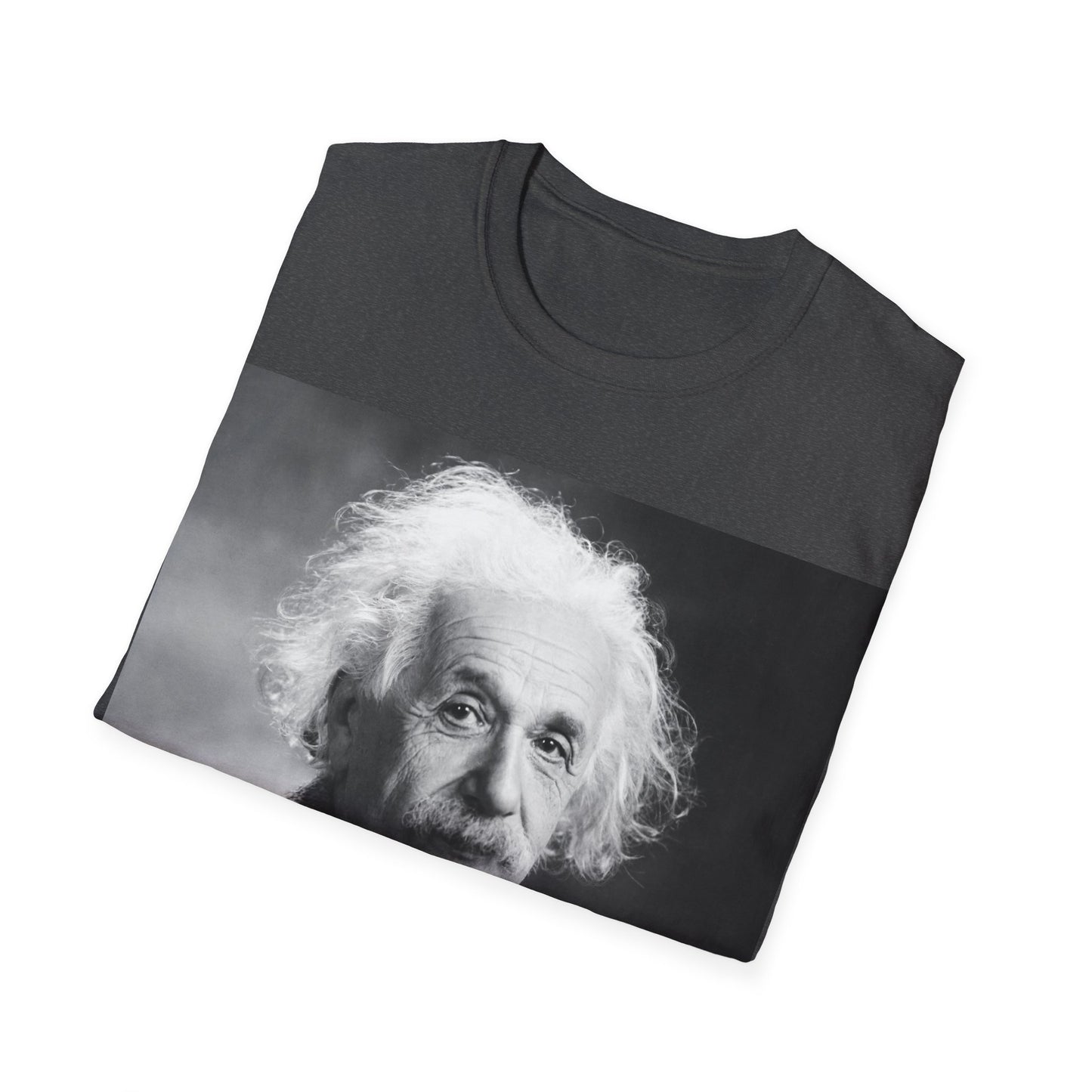 Albert Einstein Portrait Softstyle Unisex T-Shirt