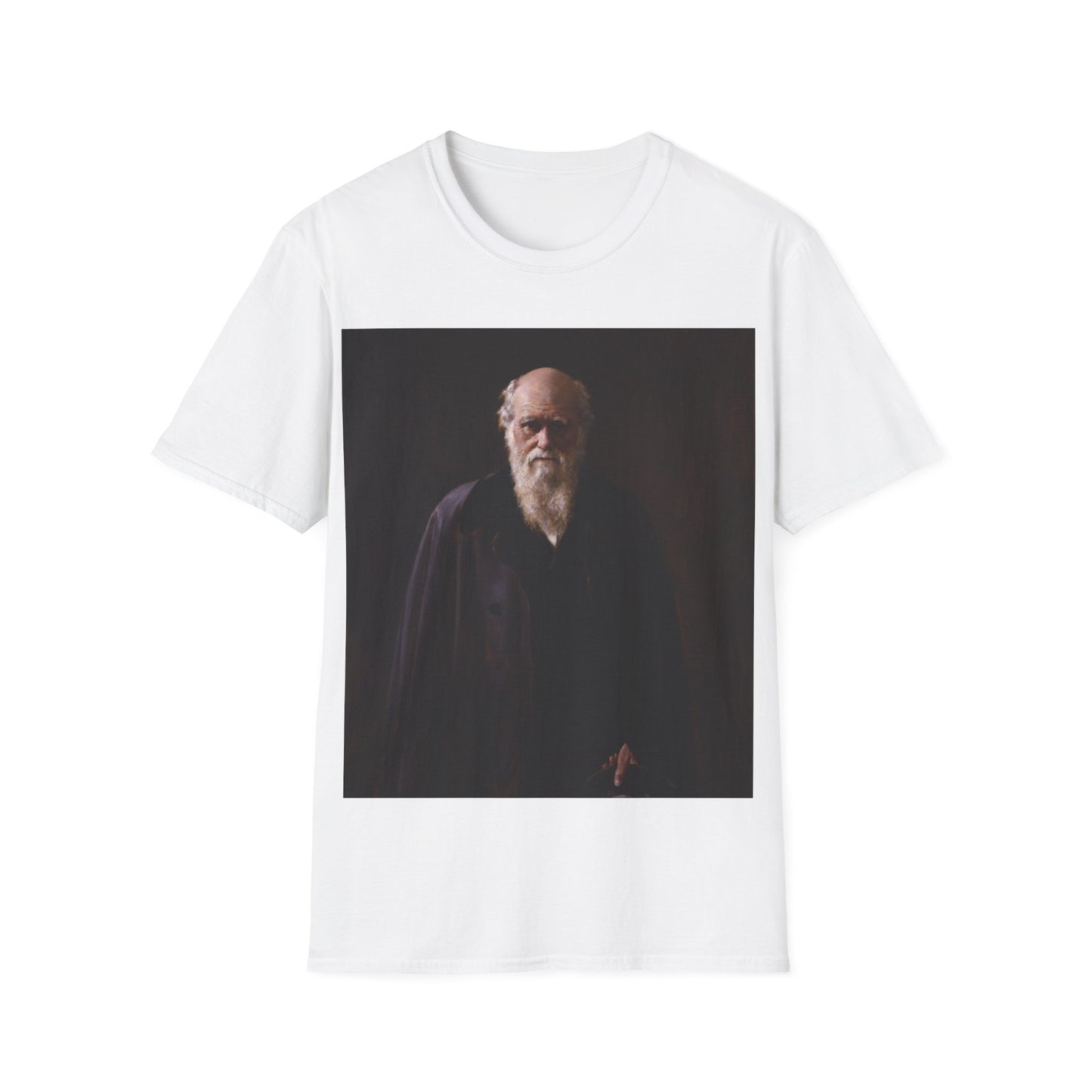 Charles Darwin Portrait Unisex Softstyle T-Shirt