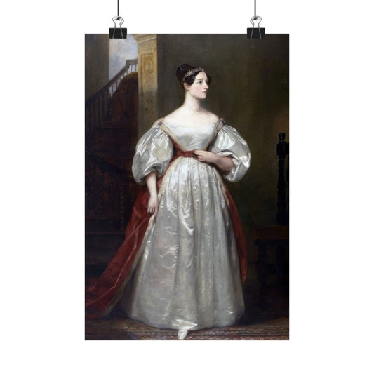 Ada Lovelace Portrait Matte Vertical Poster