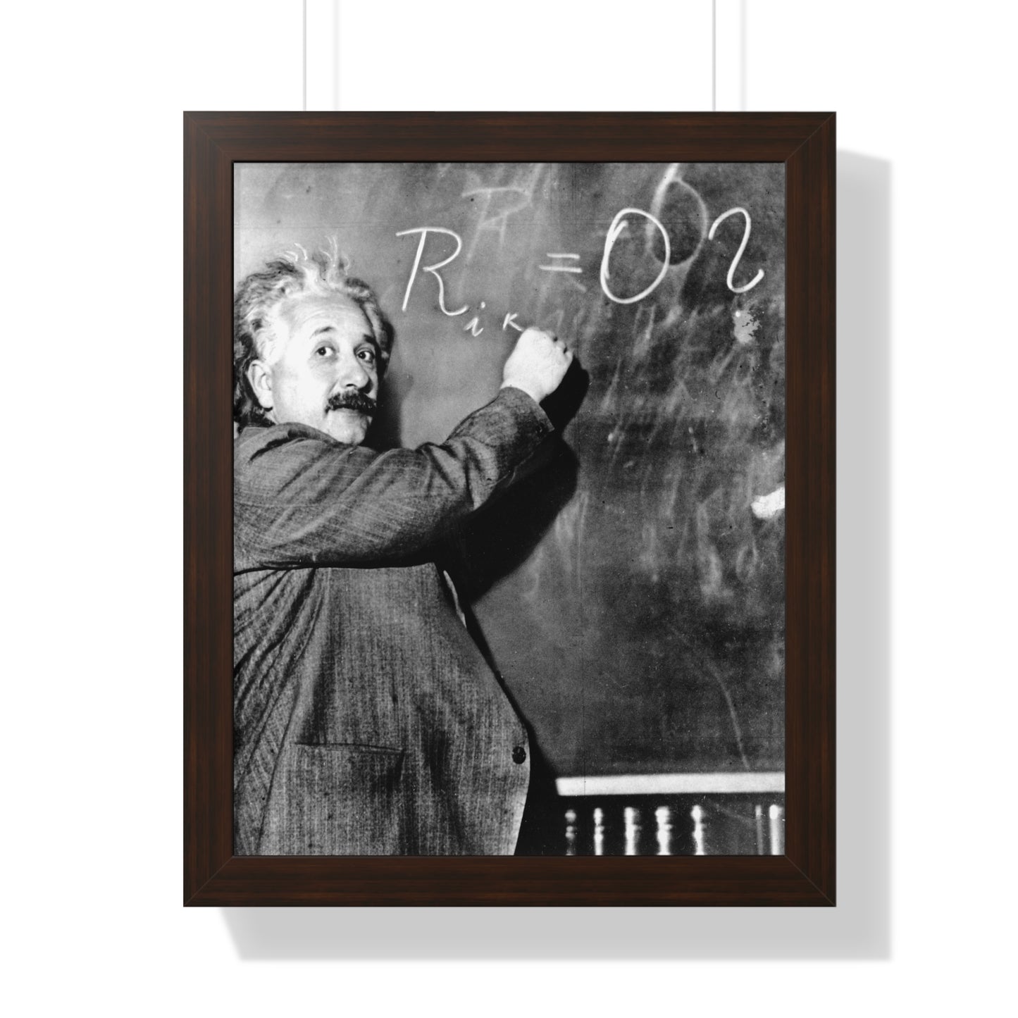 Einstein's Milky Way Density Formula Framed Poster