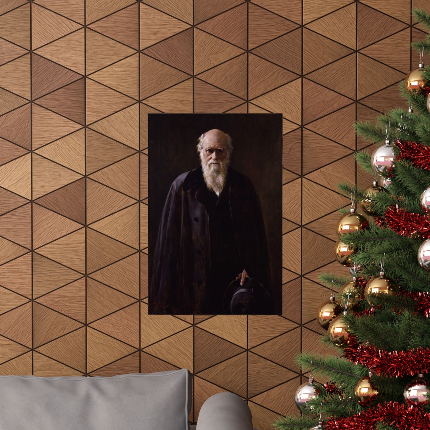 Charles Darwin Portrait - John Collier - Matte Poster