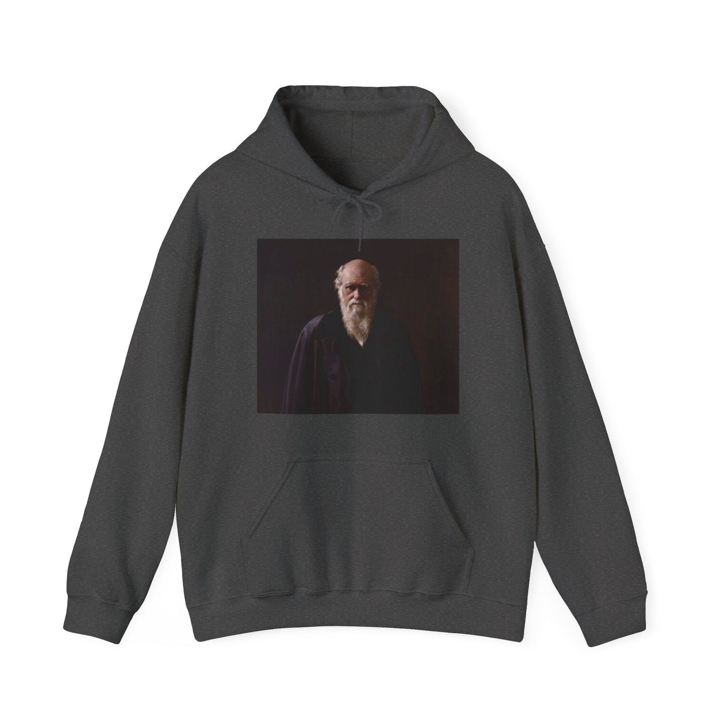 Charles Darwin Portrait Heavy Blend Unisex Hoodie