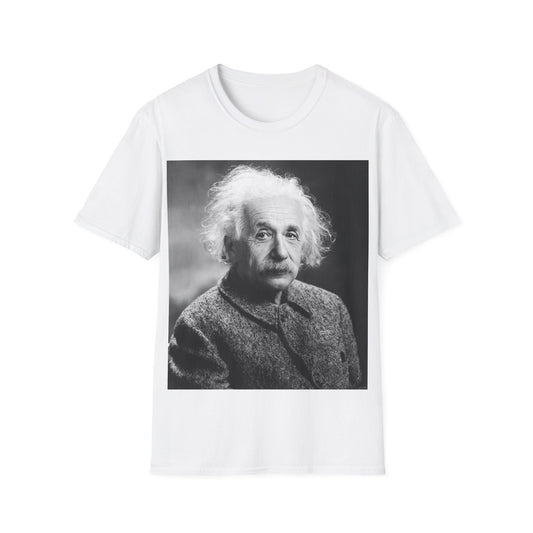 Albert Einstein Portrait Softstyle Unisex T-Shirt