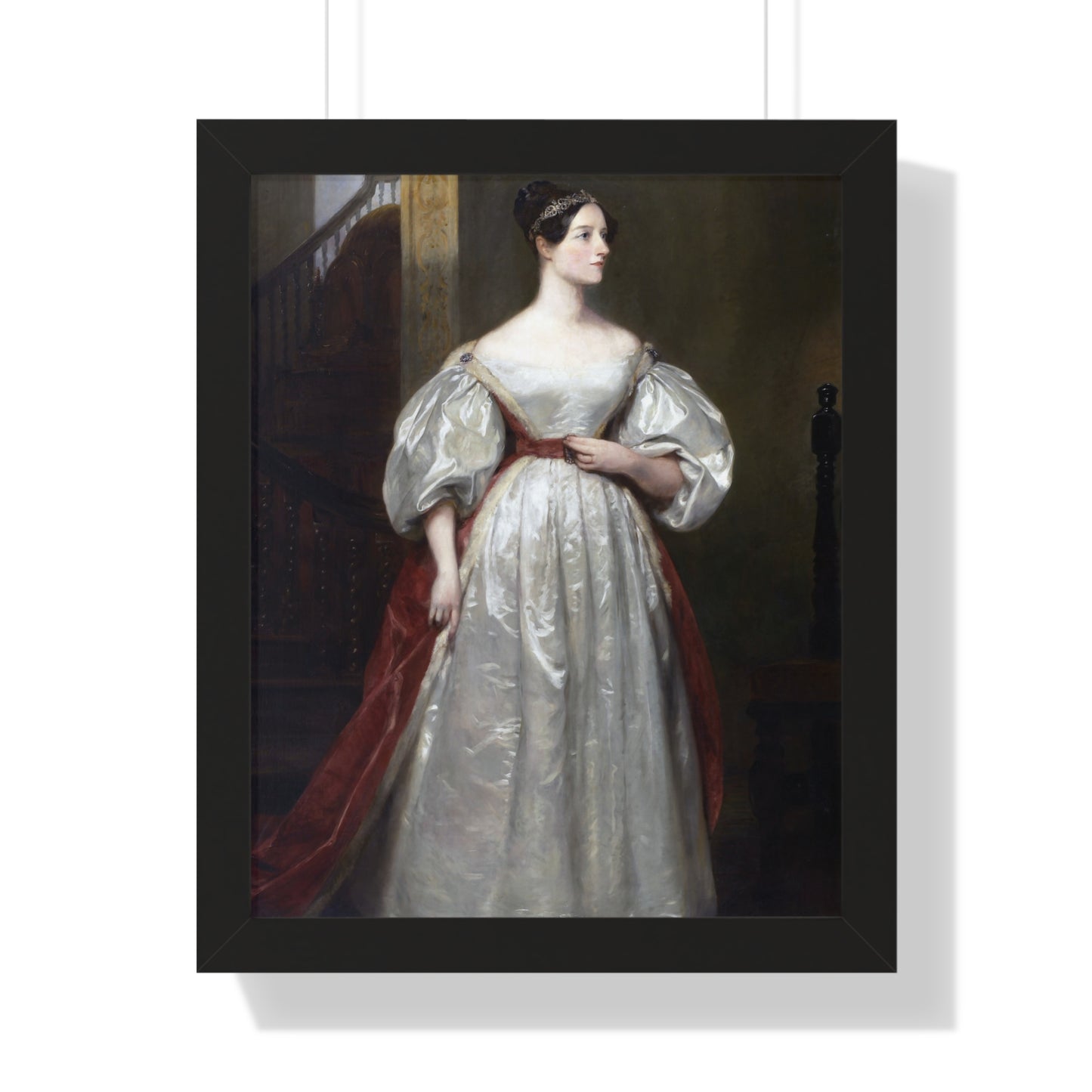 Ada Lovelace Framed Portrait: First Computer Programmer