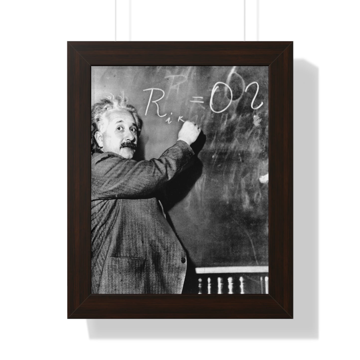 Einstein's Milky Way Density Formula Framed Poster