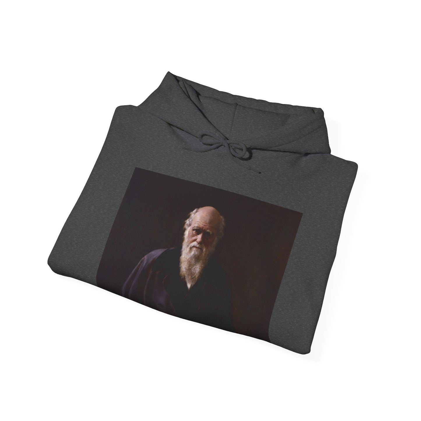 Charles Darwin Portrait Heavy Blend Unisex Hoodie