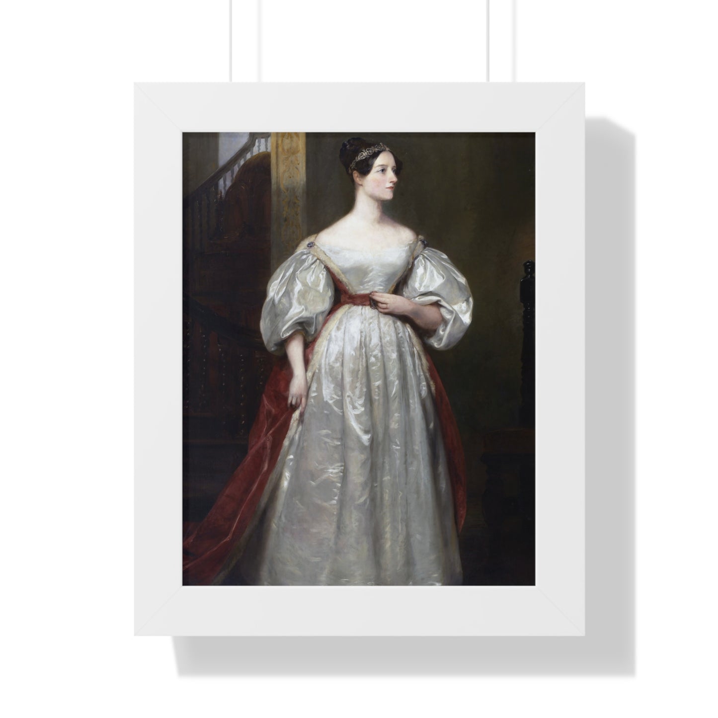 Ada Lovelace Framed Portrait: First Computer Programmer