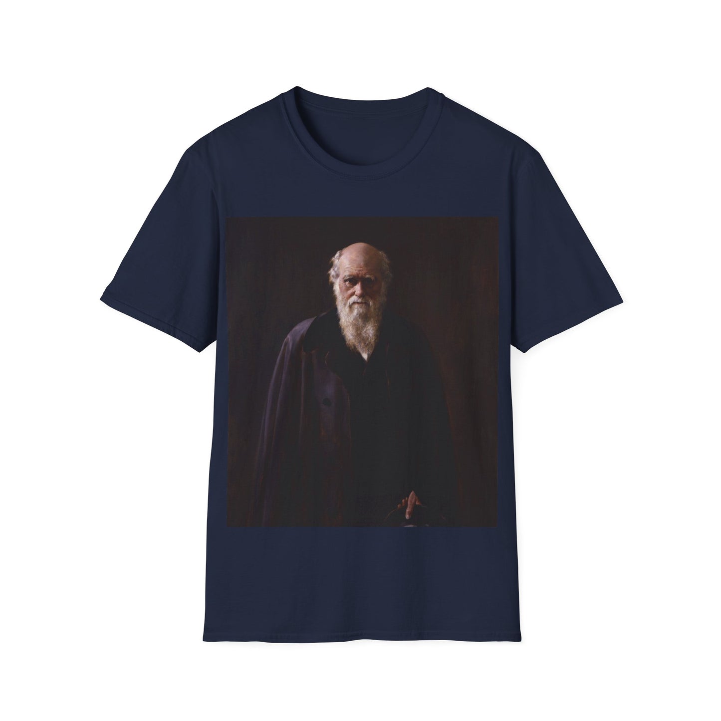 Charles Darwin Portrait Unisex Softstyle T-Shirt