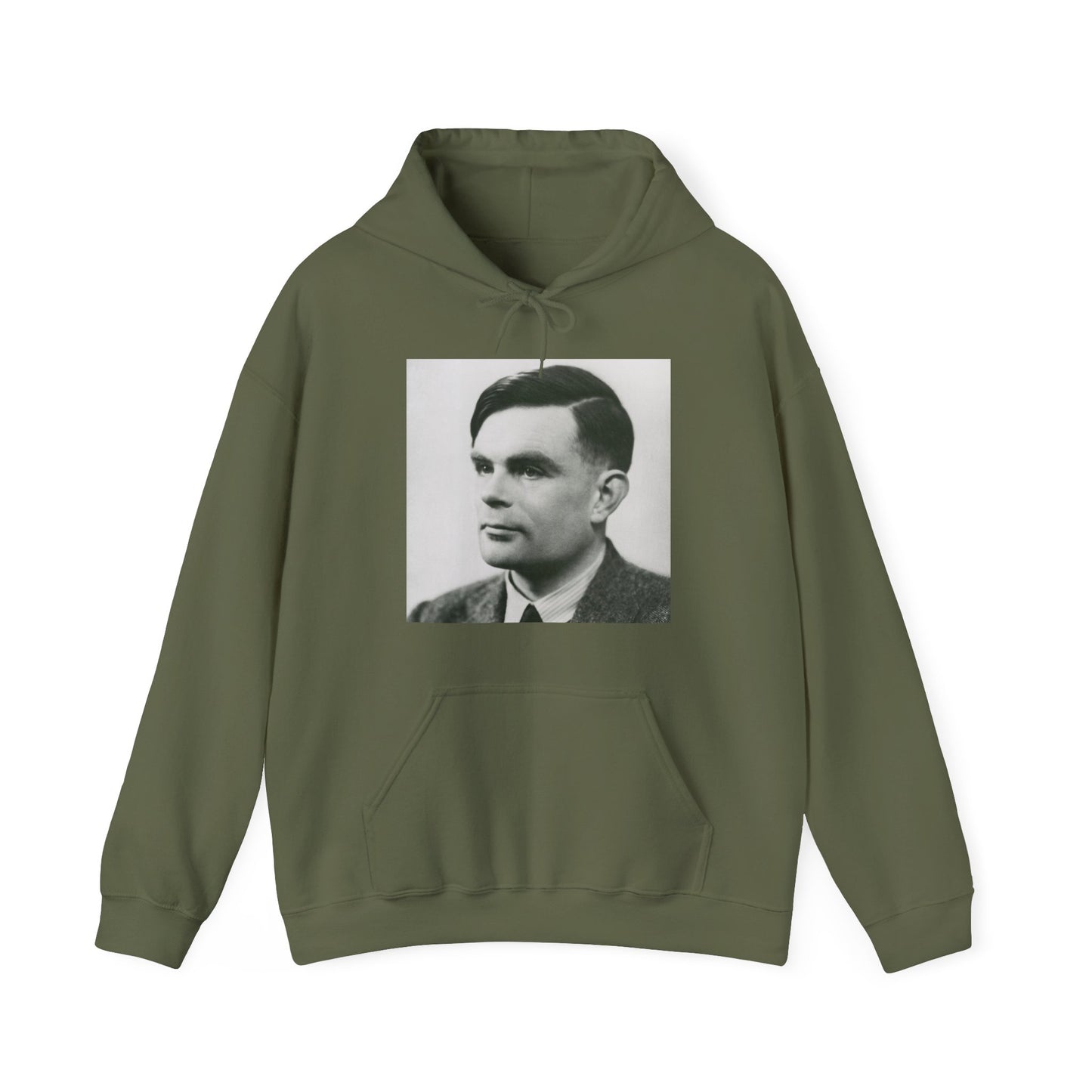 Alan Turing Portrait - Heavy Blend Unisex Hoodie