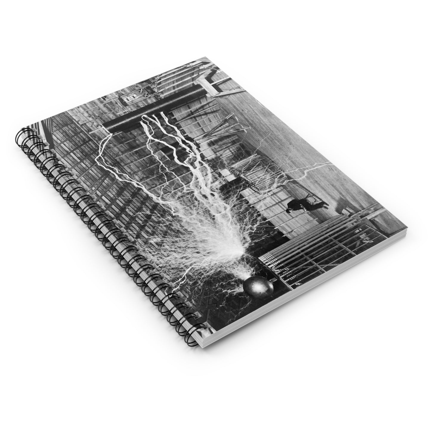Tesla's Colorado Lab Spiral Notebook: Sparks of Genius