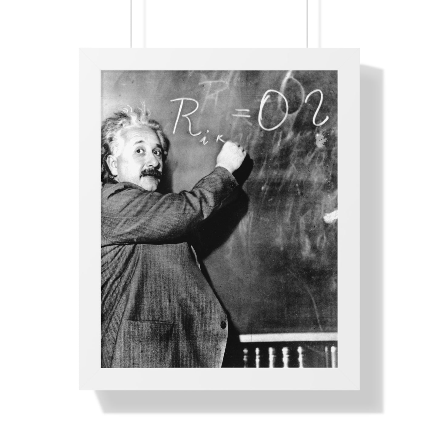 Einstein's Milky Way Density Formula Framed Poster