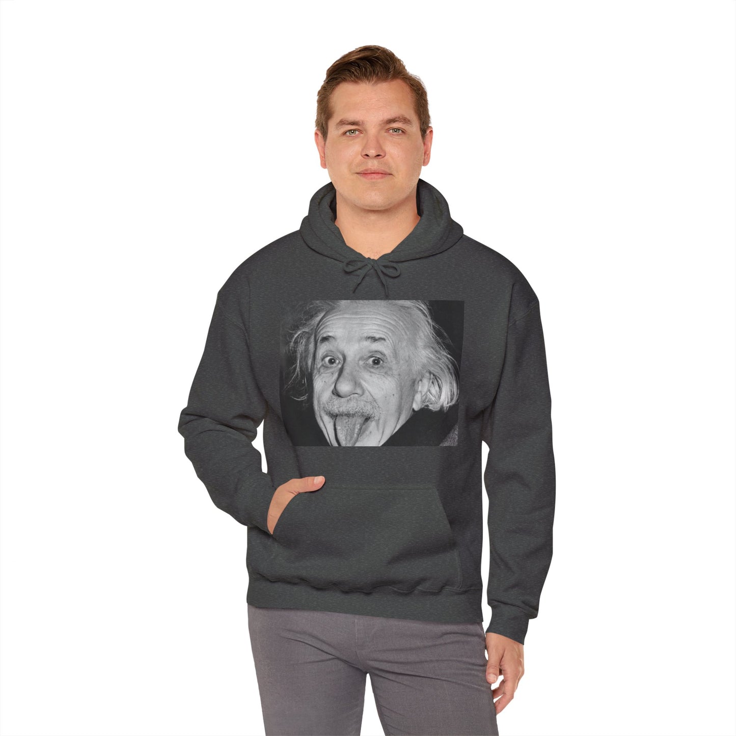 Einstein Tongue Out Hoodie: Genius and Playful