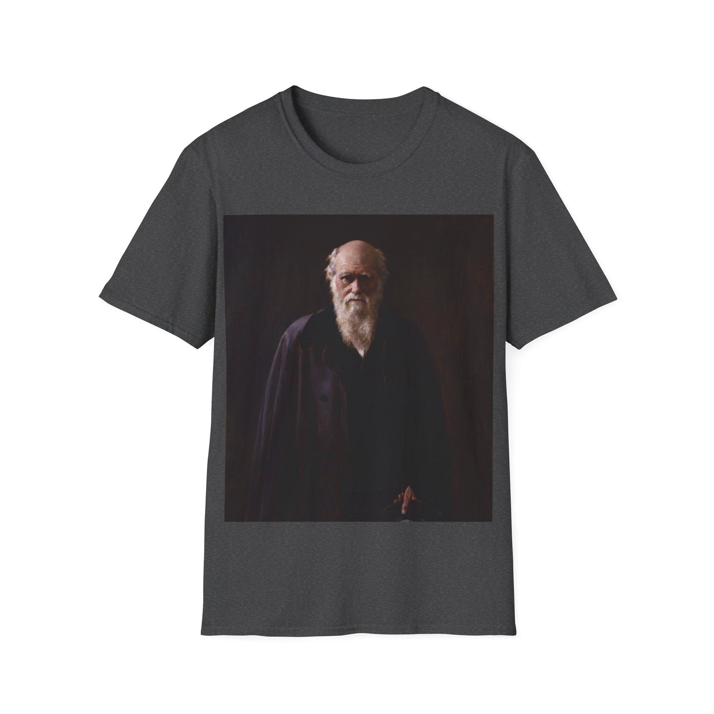 Charles Darwin Portrait Unisex Softstyle T-Shirt