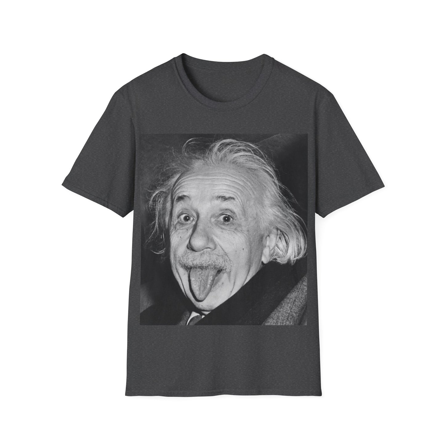 Einstein Tongue Out Iconic Unisex Softstyle T-Shirt