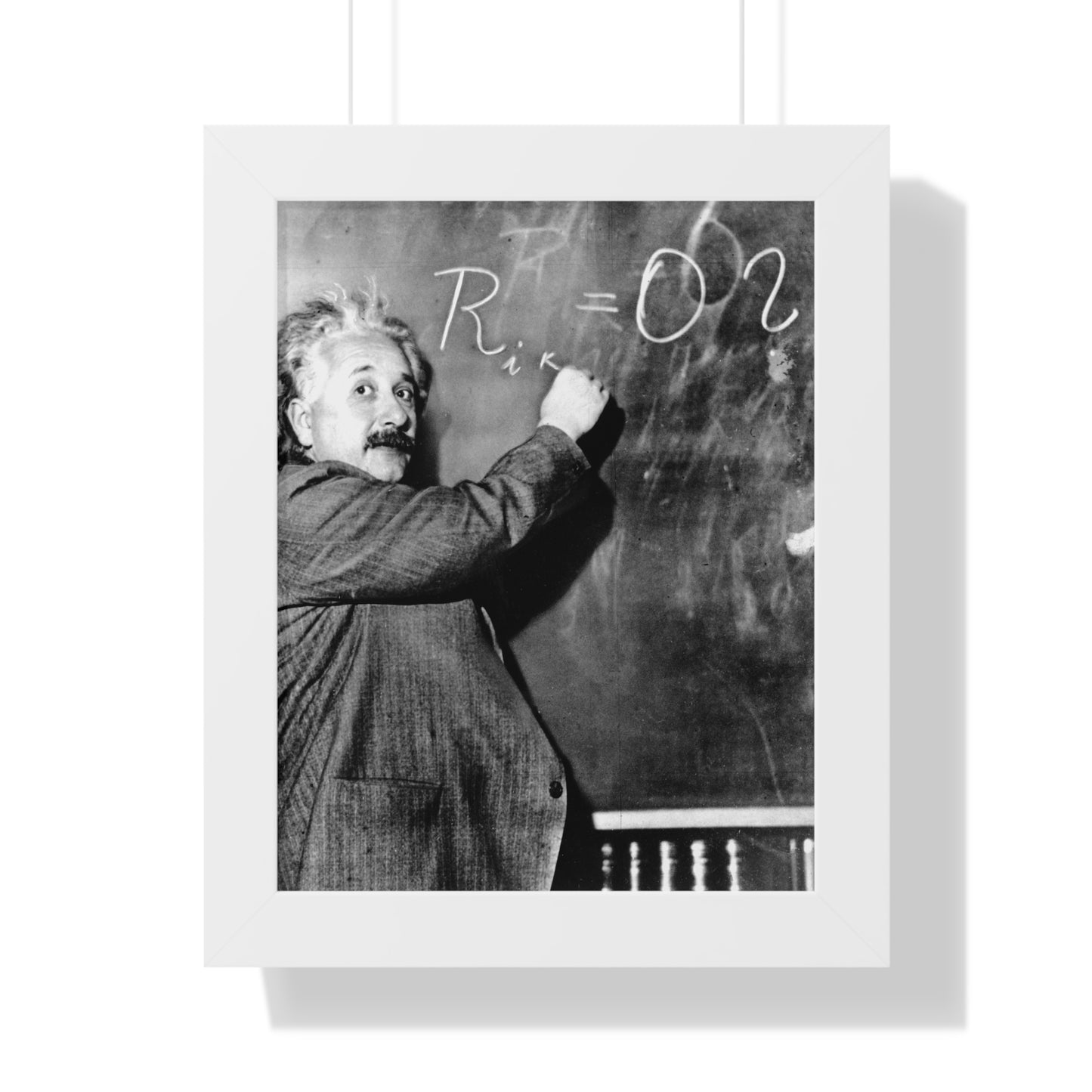 Einstein's Milky Way Density Formula Framed Poster