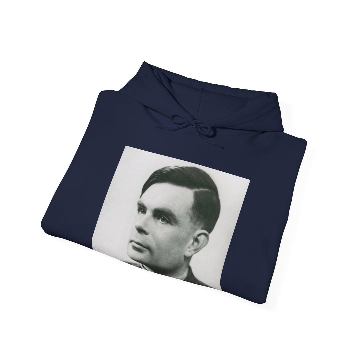 Alan Turing Portrait - Heavy Blend Unisex Hoodie