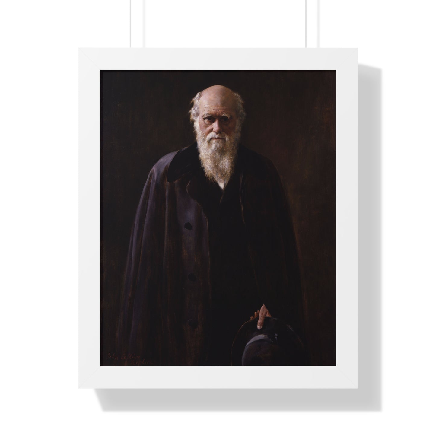 Charles Darwin Framed Portrait by John Collier