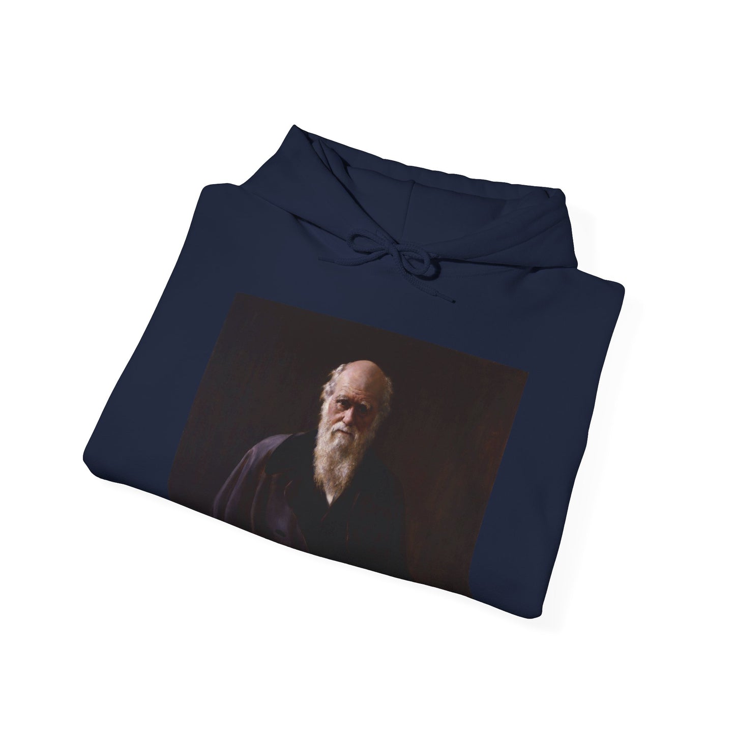 Charles Darwin Portrait Heavy Blend Unisex Hoodie