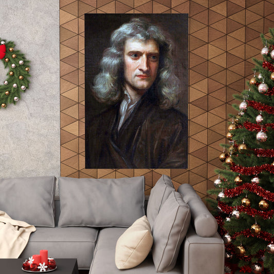 Isaac Newton Portrait Matte Vertical Poster