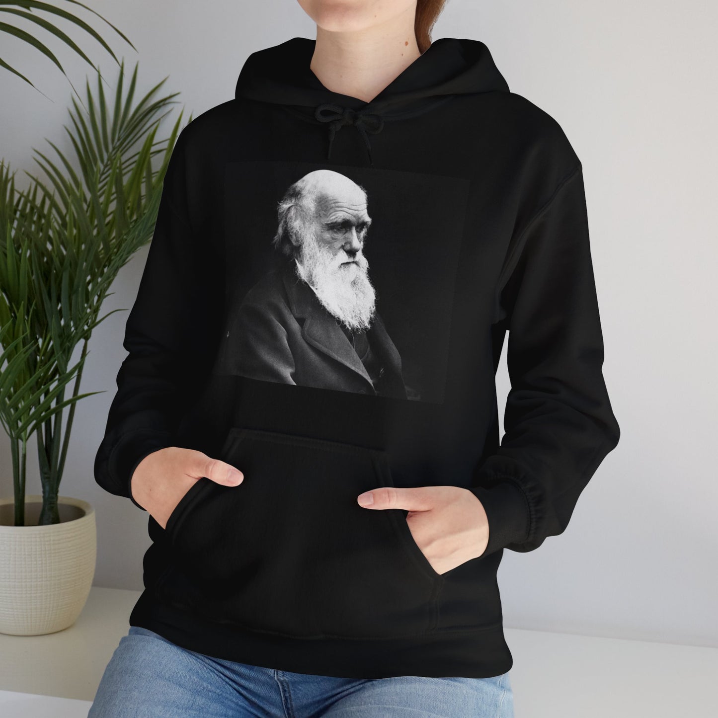 Charles Darwin Portrait Unisex Heavy Blend Hoodie