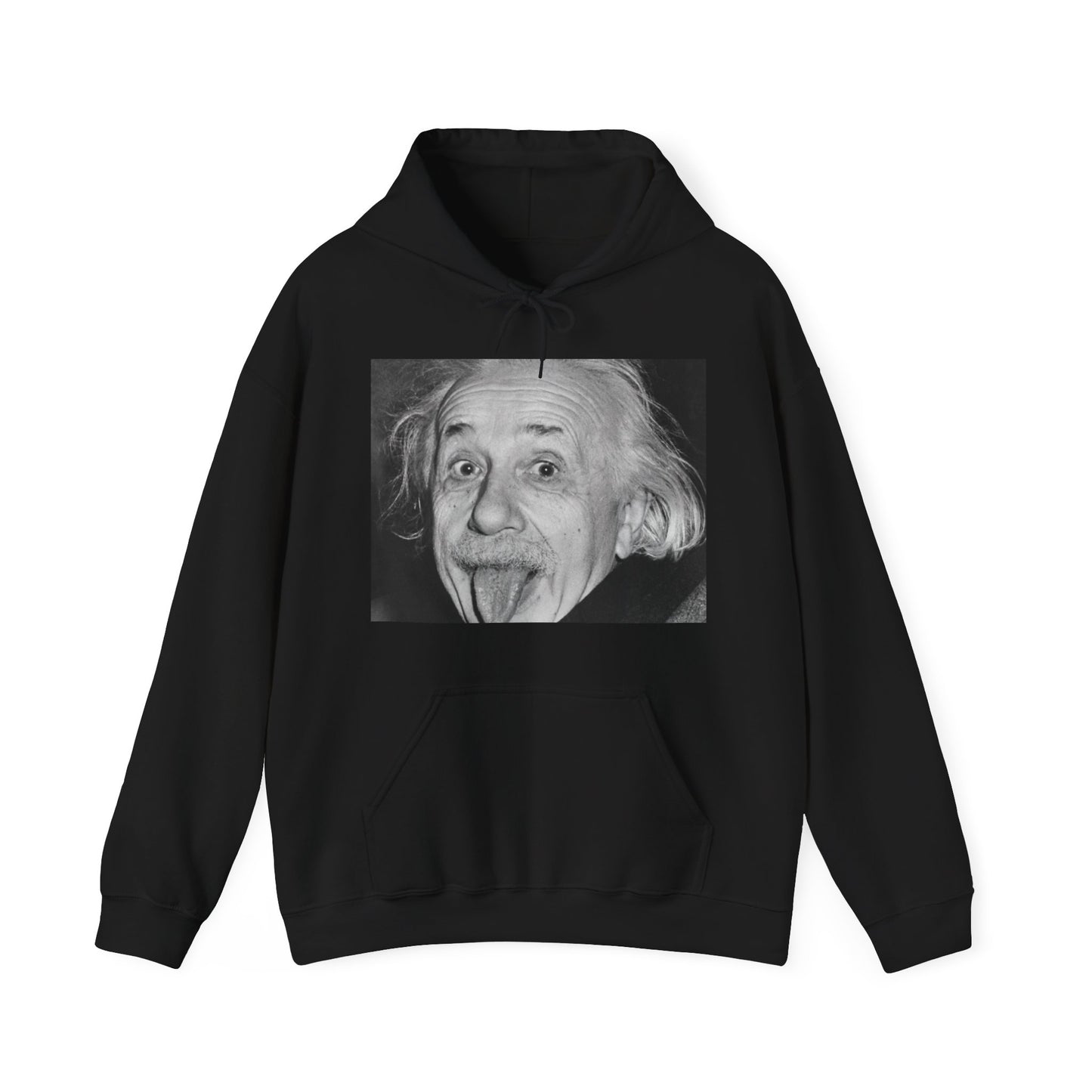 Einstein Tongue Out Hoodie: Genius and Playful