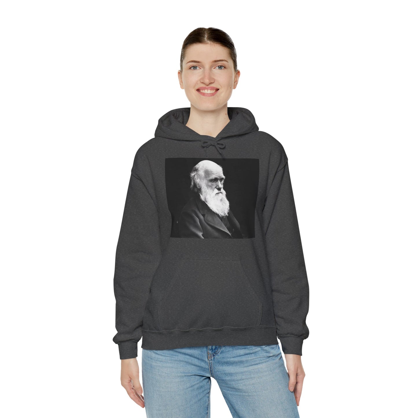 Charles Darwin Portrait Unisex Heavy Blend Hoodie