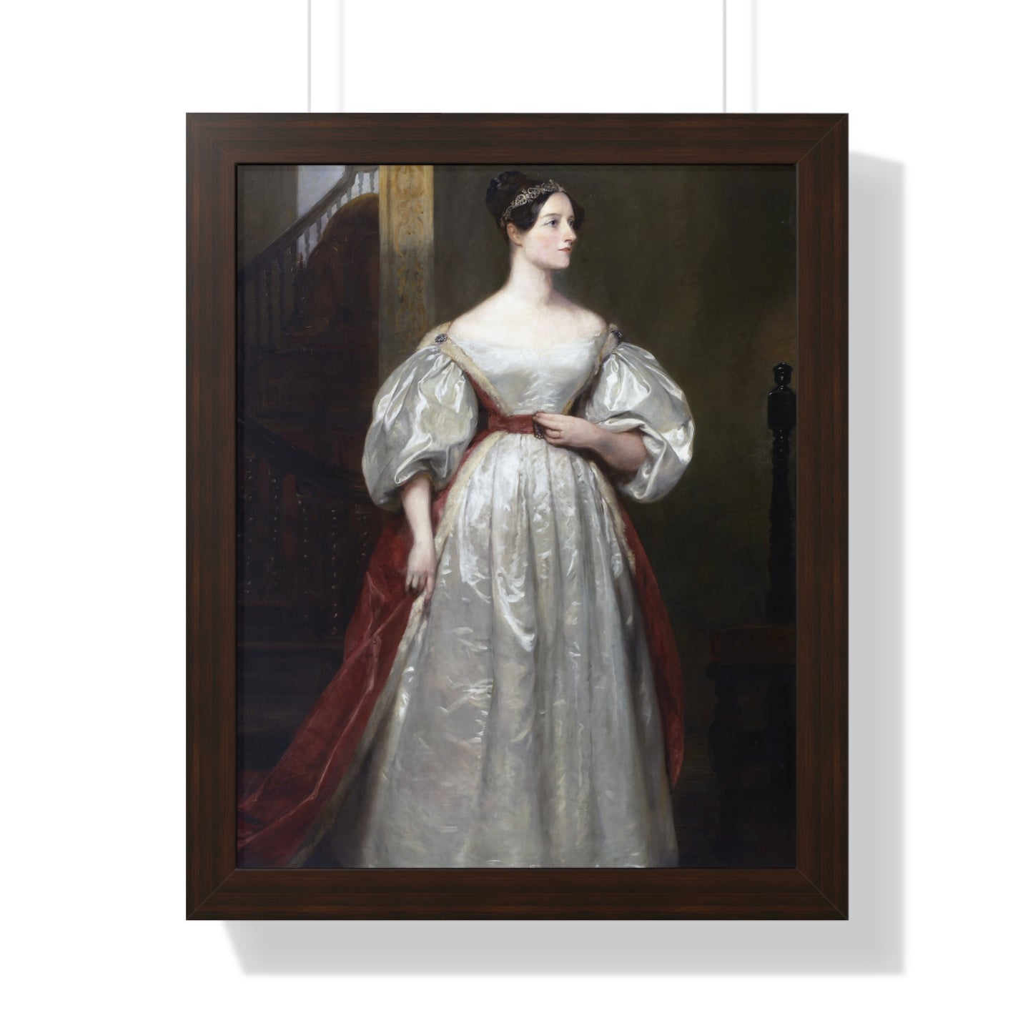 Ada Lovelace Framed Portrait: First Computer Programmer