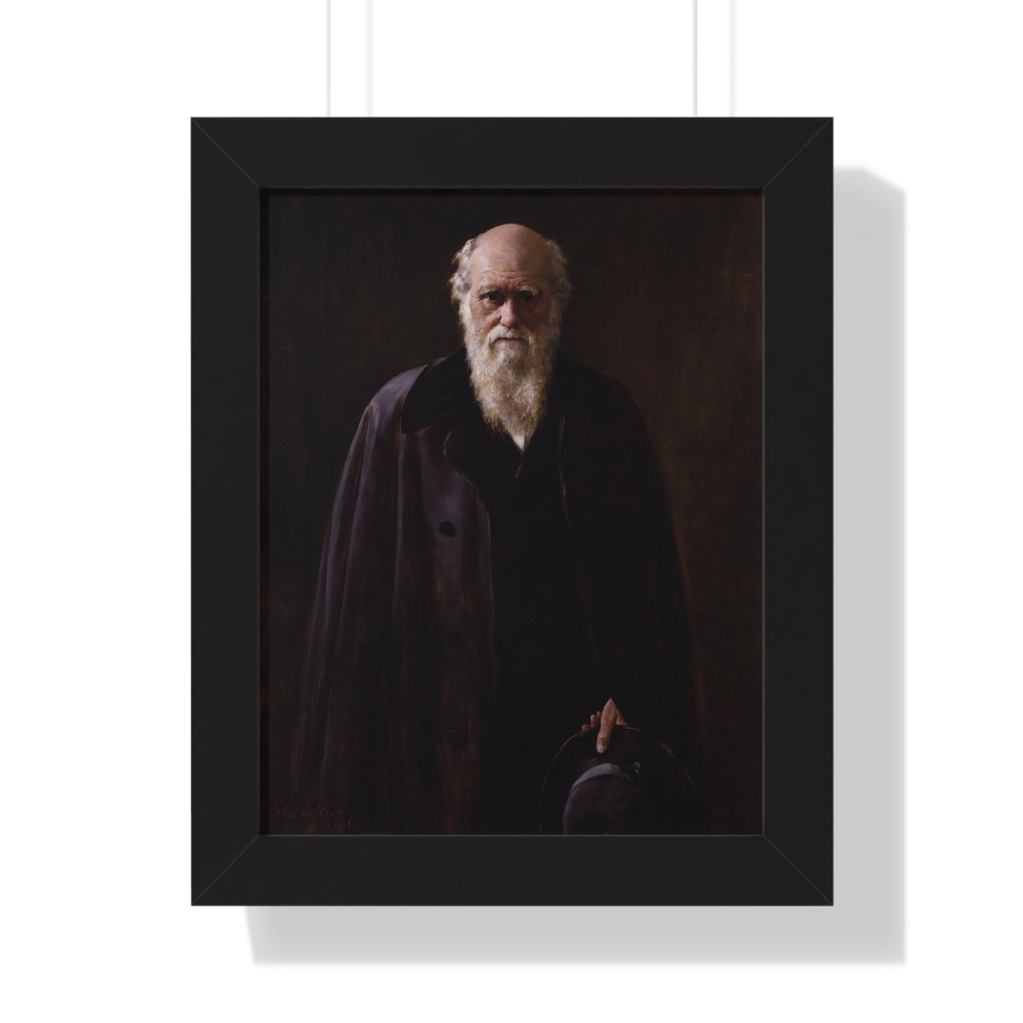 Charles Darwin Framed Portrait by John Collier