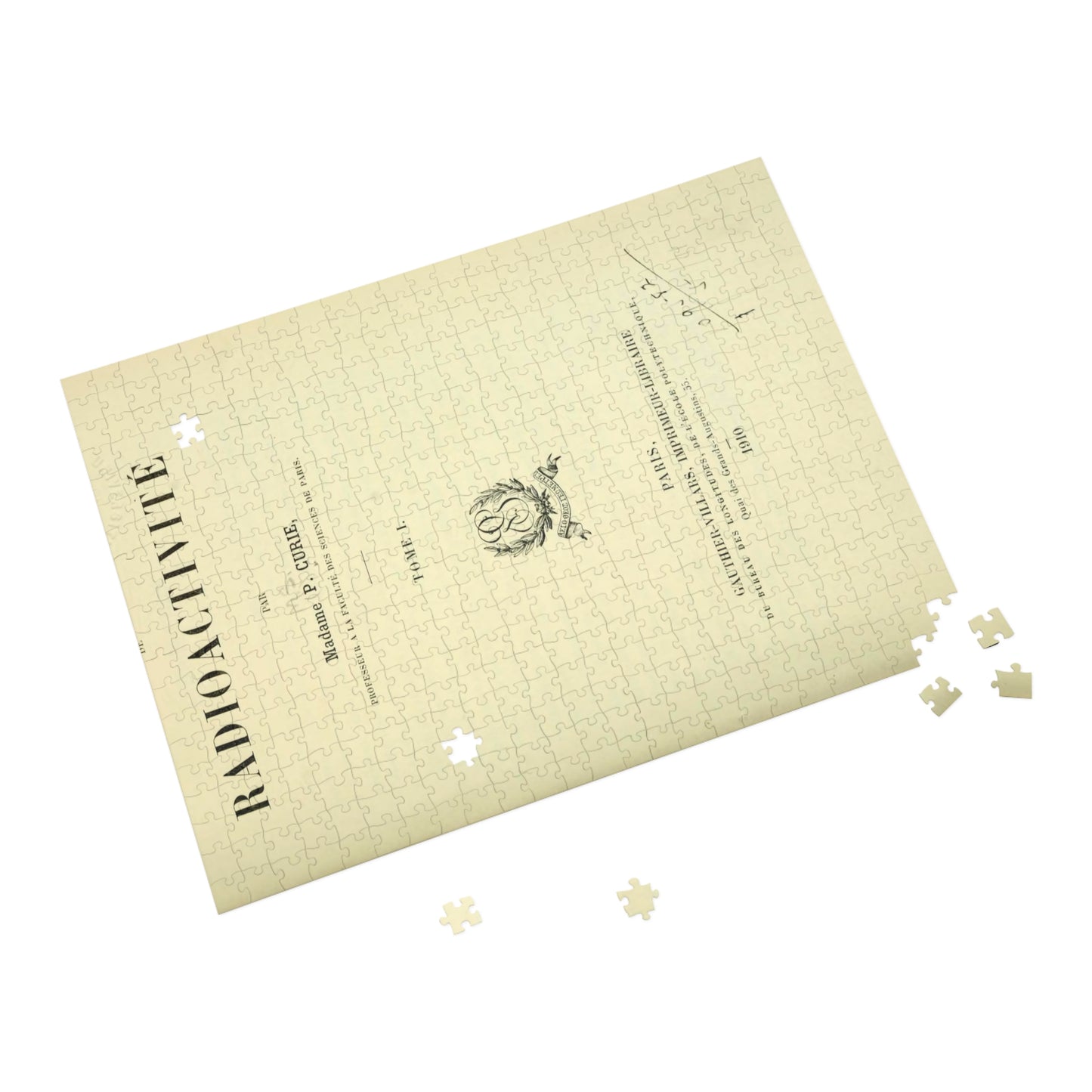 Marie Curie's Radioactivity Paper Jigsaw Puzzle