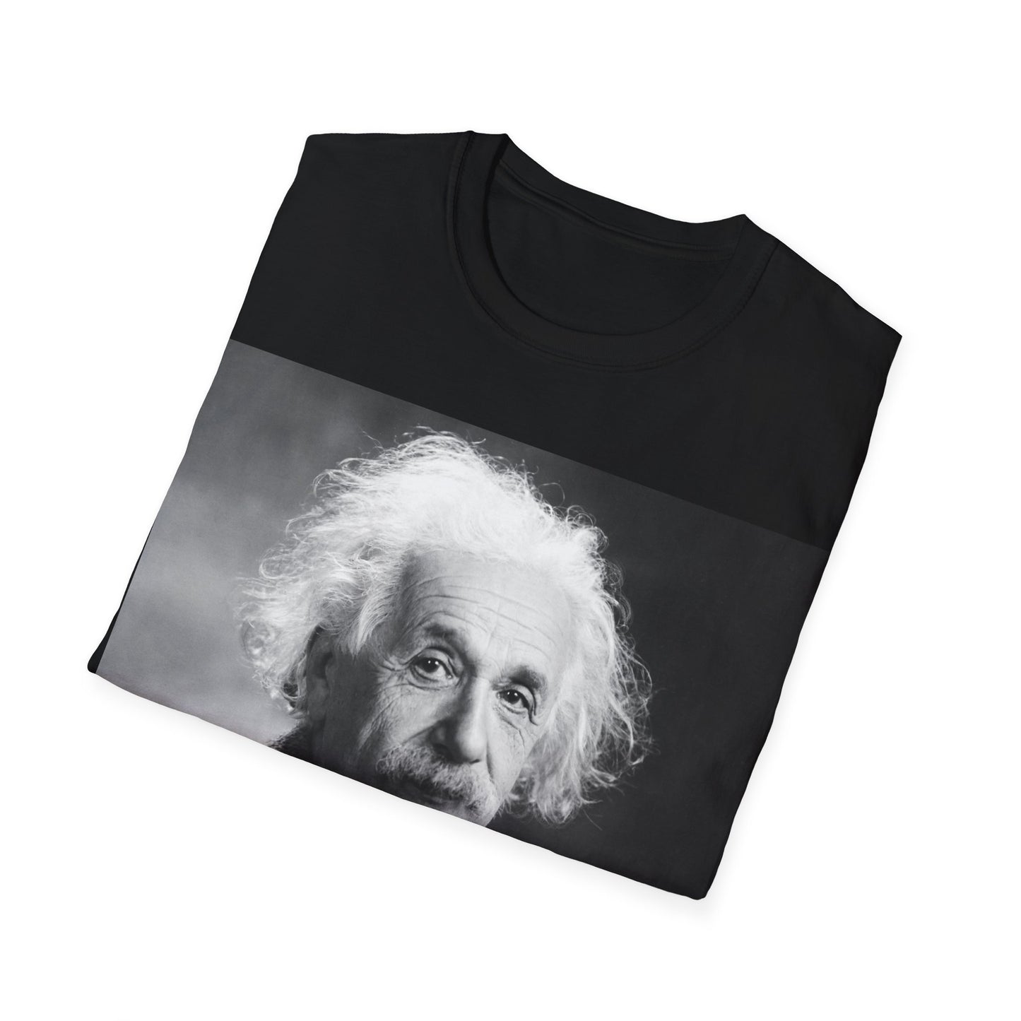 Albert Einstein Portrait Softstyle Unisex T-Shirt