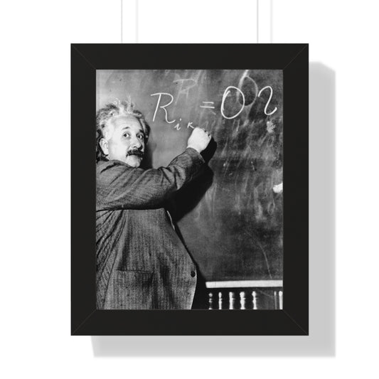 Einstein's Milky Way Density Formula Framed Poster