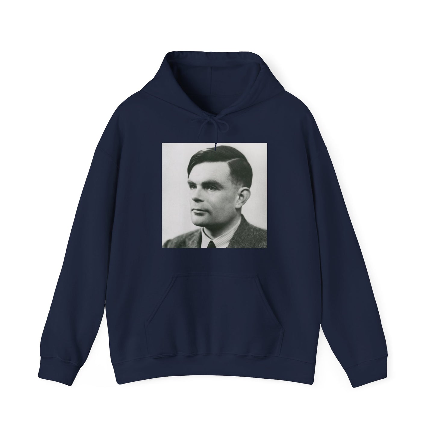 Alan Turing Portrait - Heavy Blend Unisex Hoodie