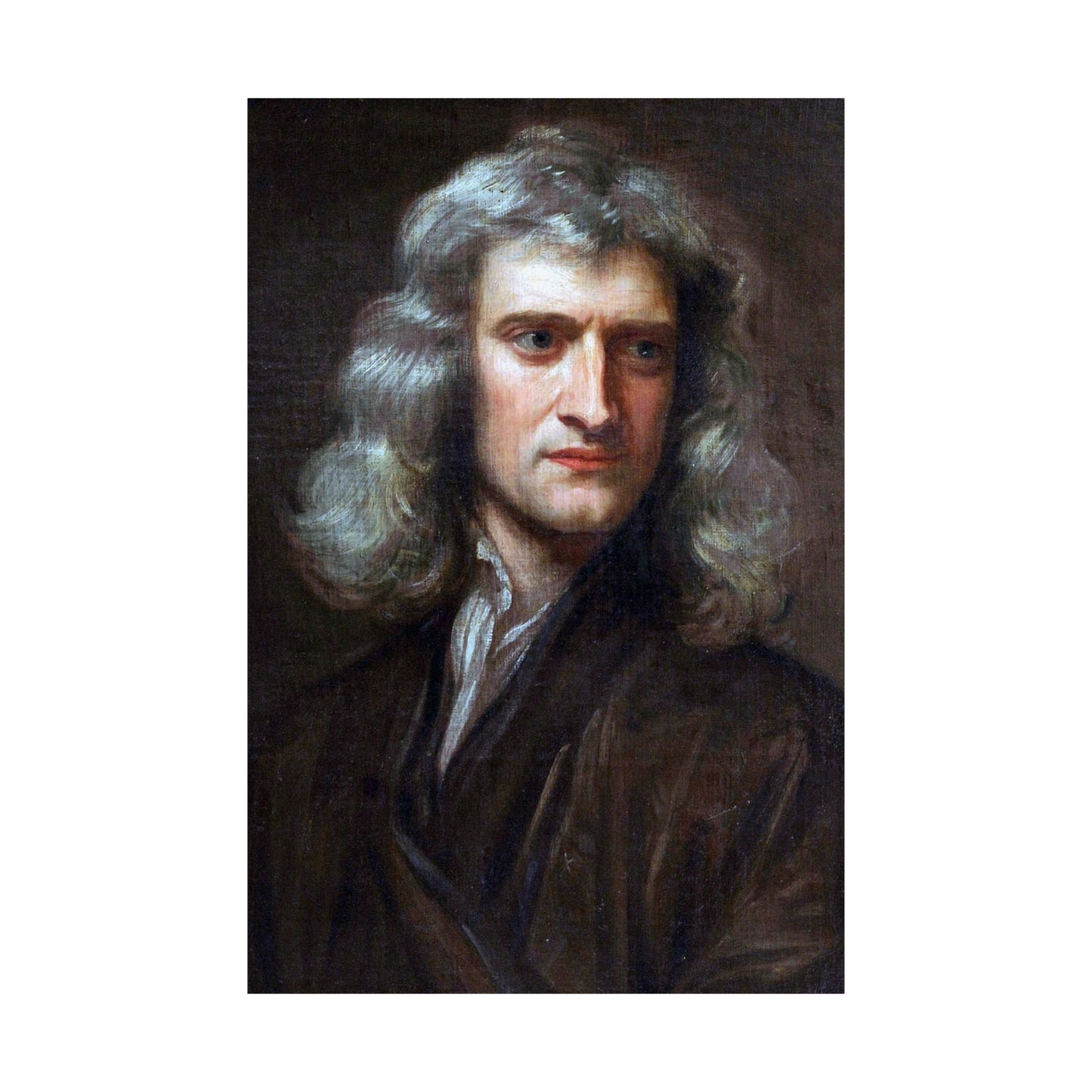 Isaac Newton Portrait Matte Vertical Poster