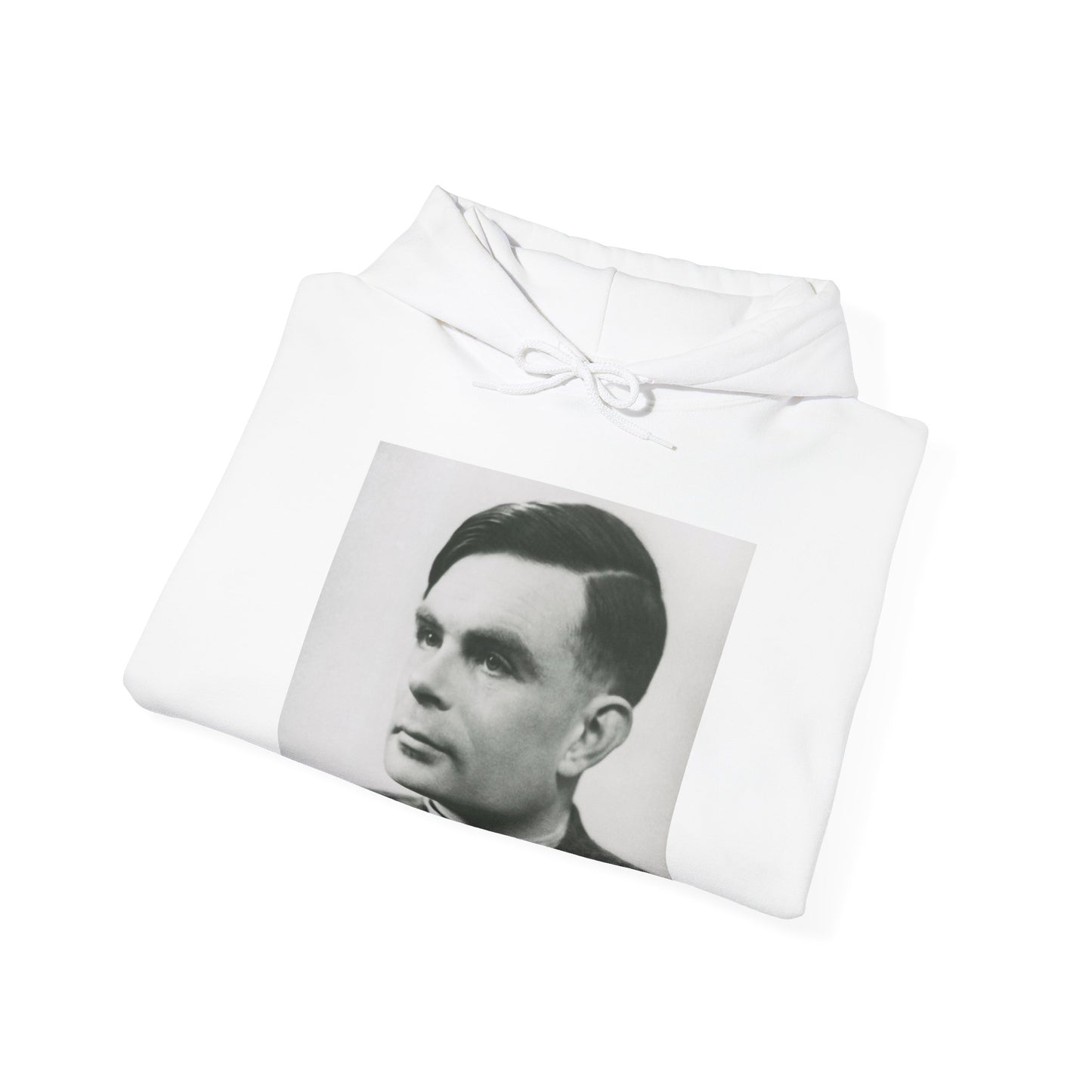 Alan Turing Portrait - Heavy Blend Unisex Hoodie