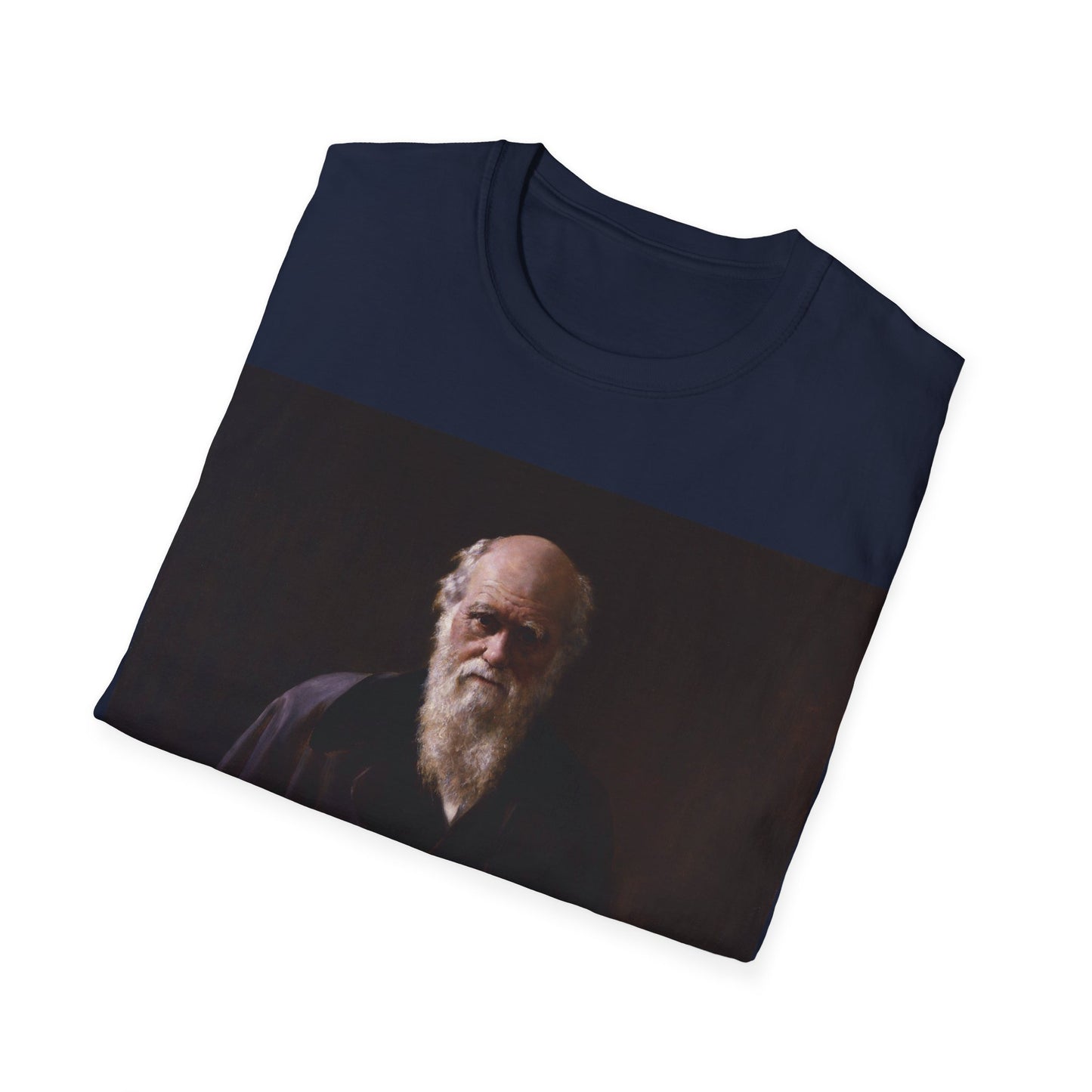 Charles Darwin Portrait Unisex Softstyle T-Shirt