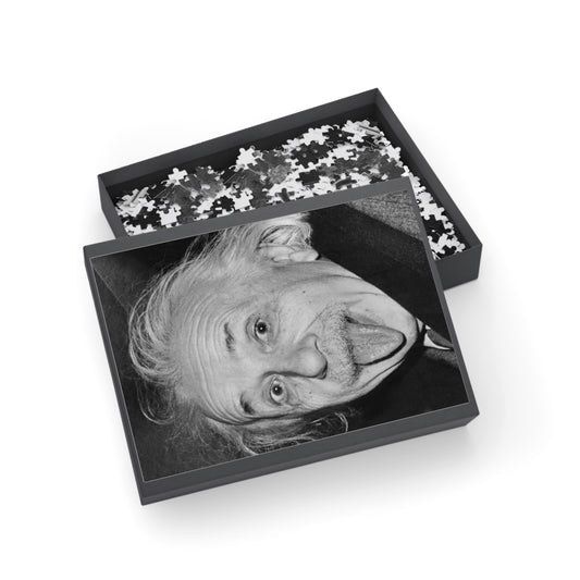 Einstein's Iconic Tongue Out Puzzle - 500 or 1000 Piece