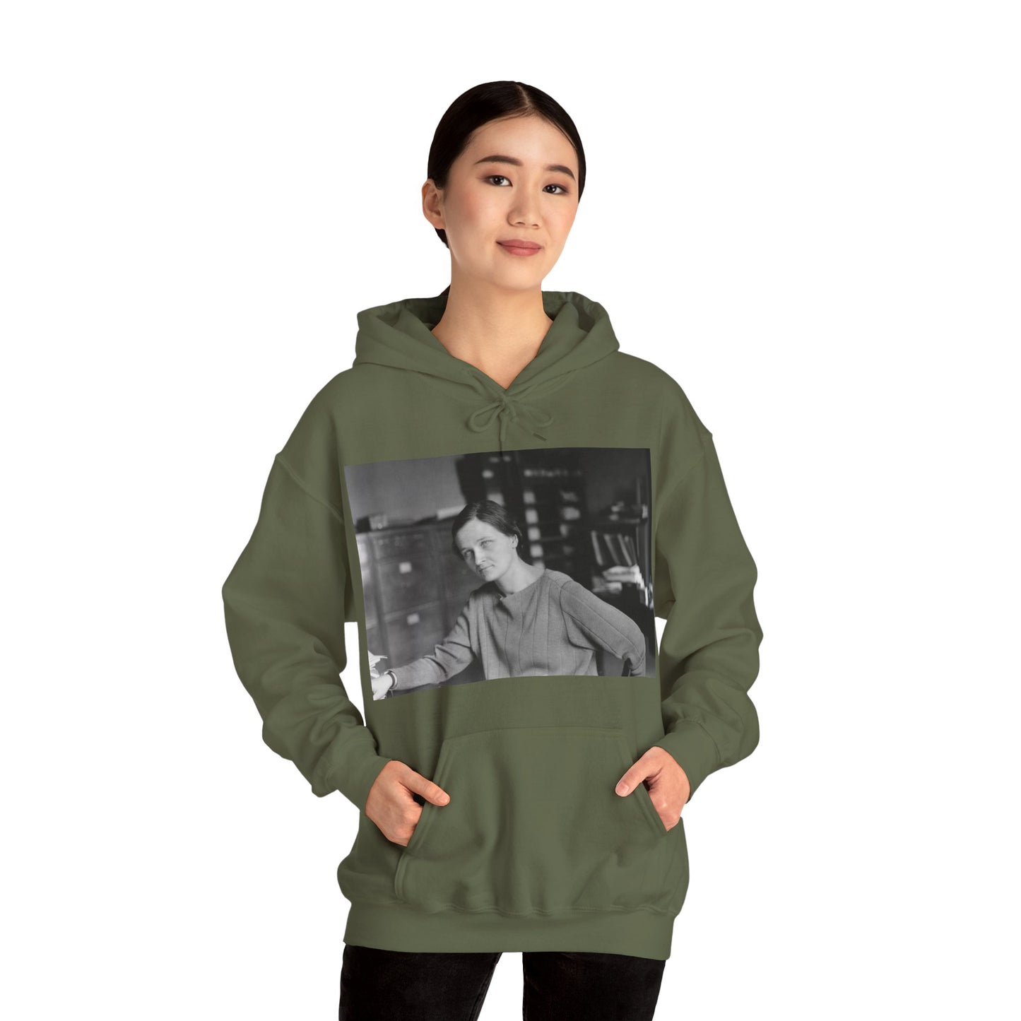 Cecilia Payne Portrait Heavy Blend Unisex Hoodie