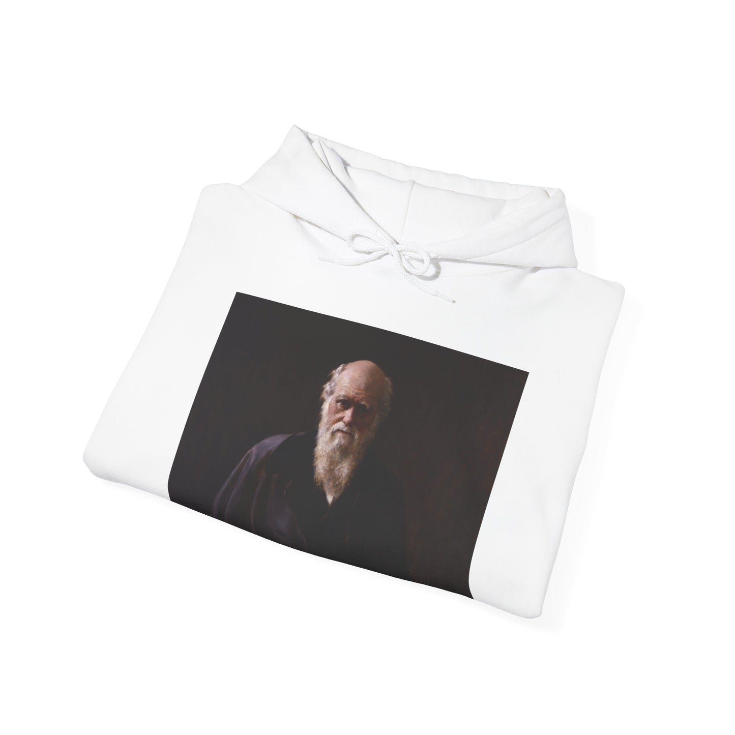 Charles Darwin Portrait Heavy Blend Unisex Hoodie