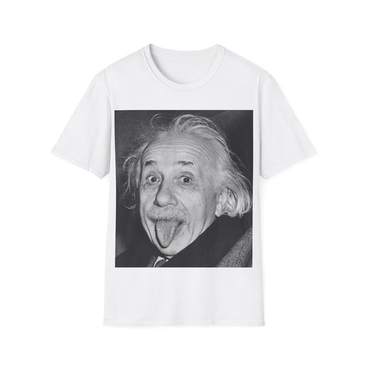 Einstein Tongue Out Iconic Unisex Softstyle T-Shirt