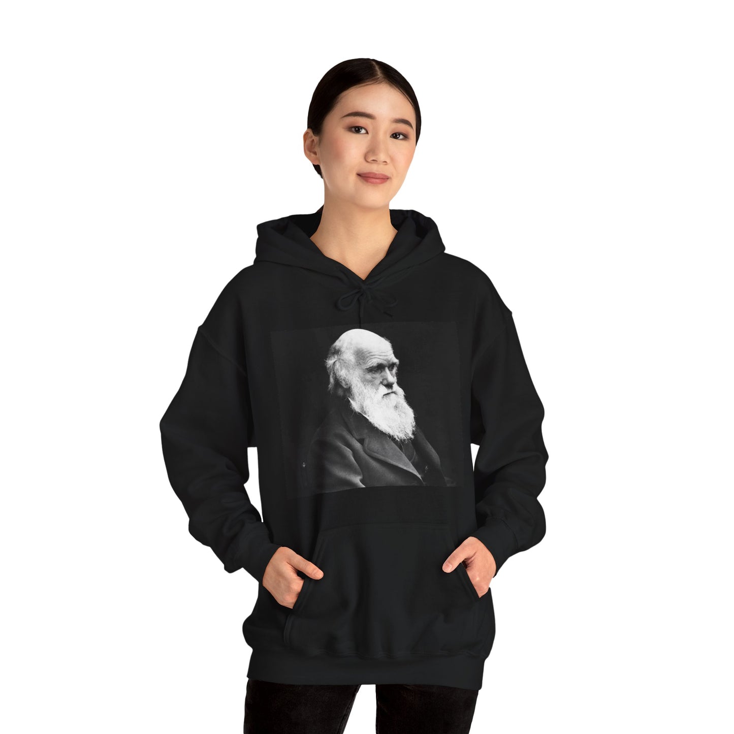 Charles Darwin Portrait Unisex Heavy Blend Hoodie