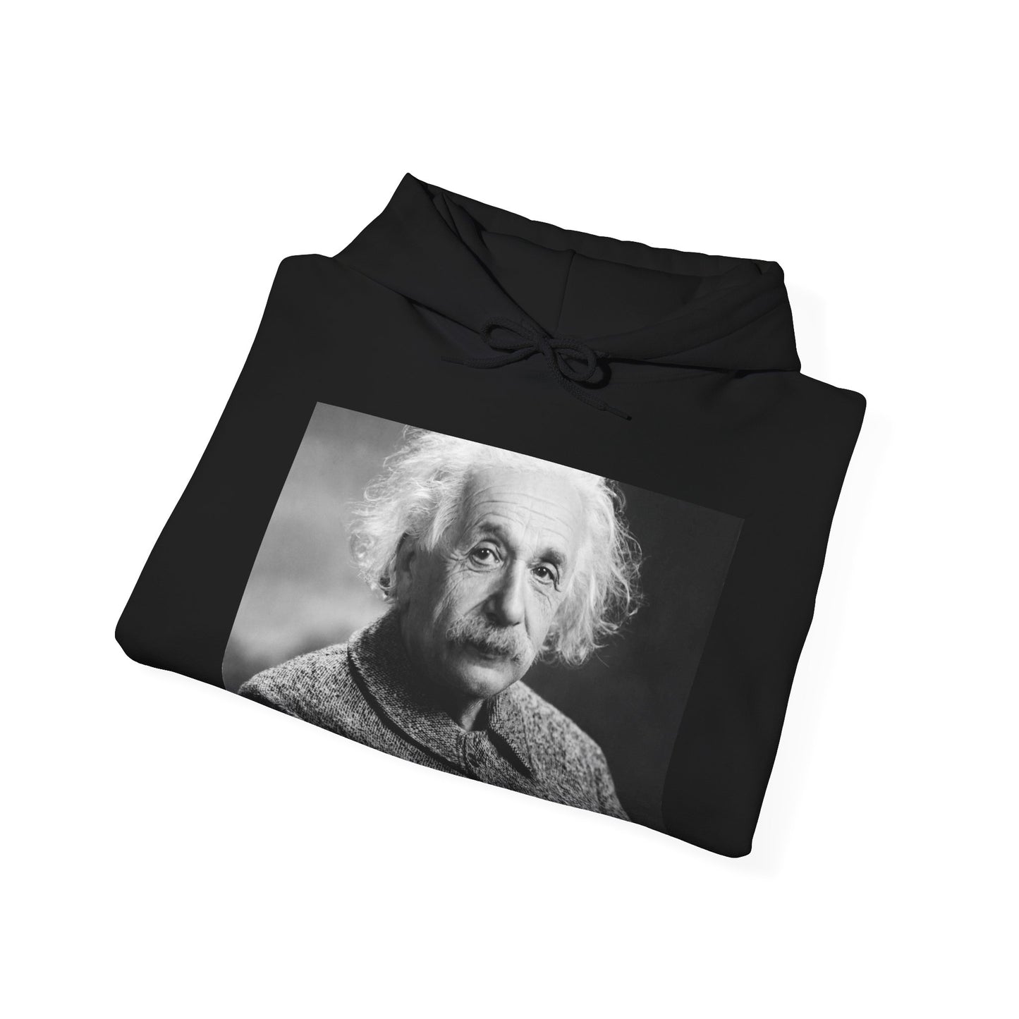 Einstein Portrait Heavy Blend Hooded Sweatshirt