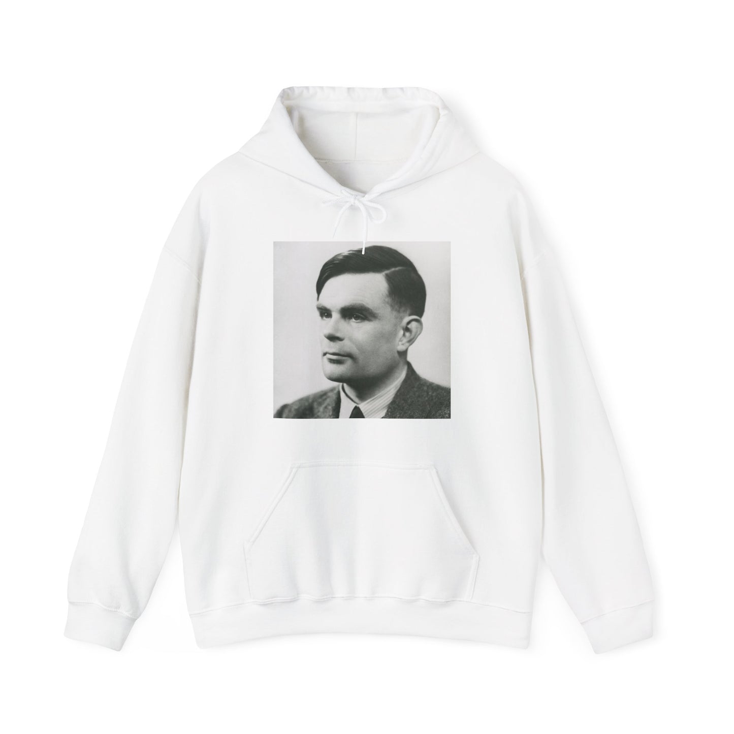 Alan Turing Portrait - Heavy Blend Unisex Hoodie