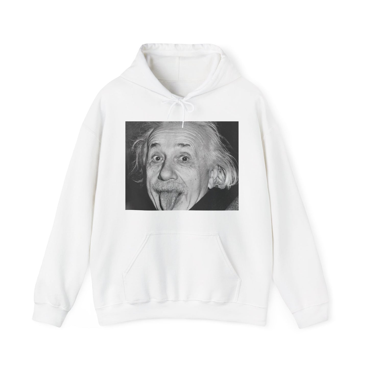 Einstein Tongue Out Hoodie: Genius and Playful