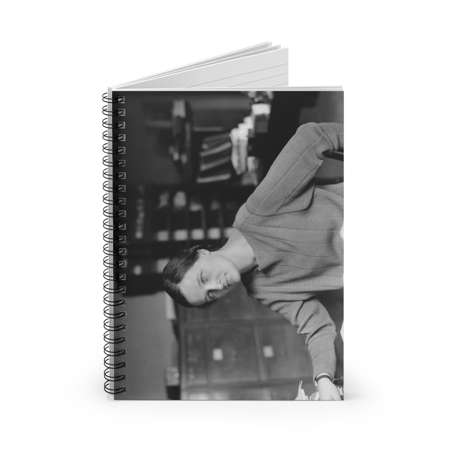 Cecilia Payne Portrait Spiral Notebook, Ruled Line