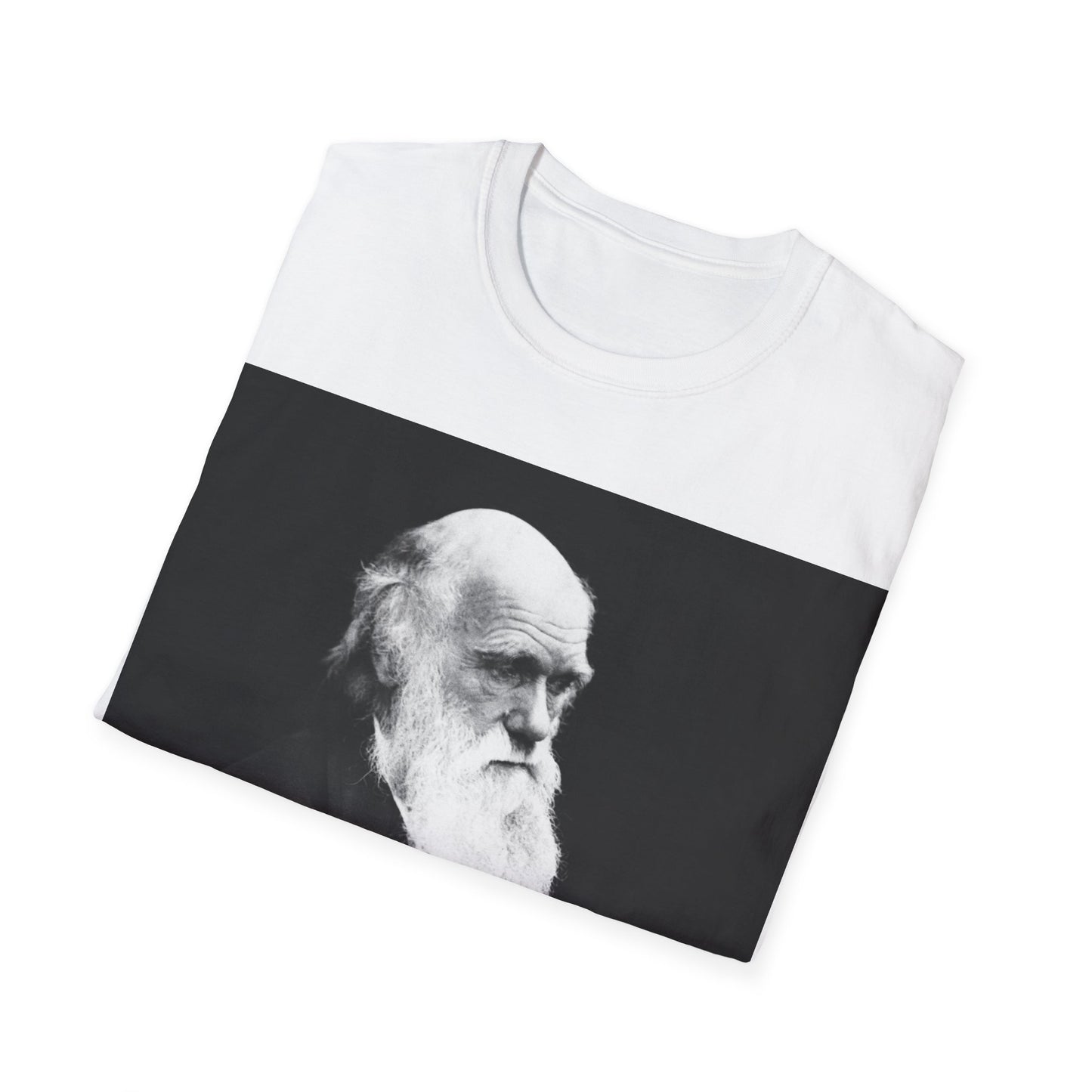 Charles Darwin Portrait - Softstyle Unisex T-Shirt