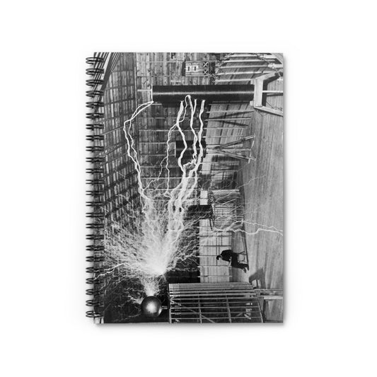 Tesla's Colorado Lab Spiral Notebook: Sparks of Genius